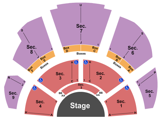 Casa Manana Frozen Seating Chart